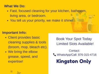Cleaning Services To Fit Your Needs